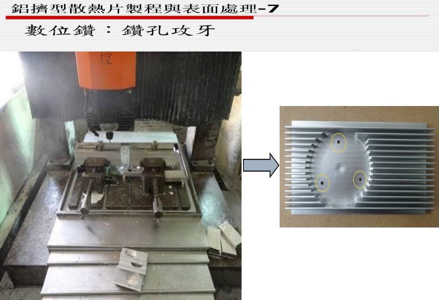 鋁擠型散熱片製程與表面處理-7 - 擠型類 設備