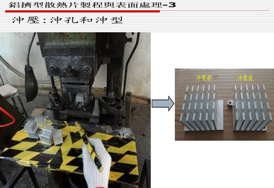 鋁擠型散熱片製程與表面處理-3 - 擠型類 設備